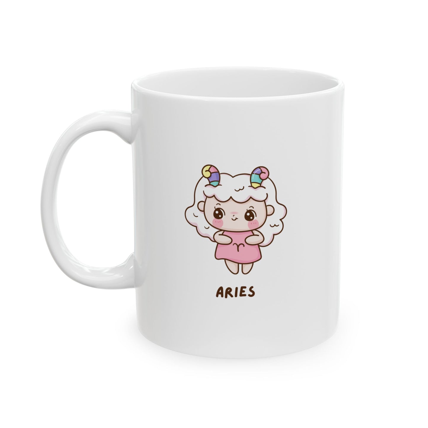 Aries - Cozy Ceramic Mug for Tea and Coffee Lovers, Perfect Gift for Birthdays, Holidays, or Home Decor, 11oz & 15oz Sizes Available
