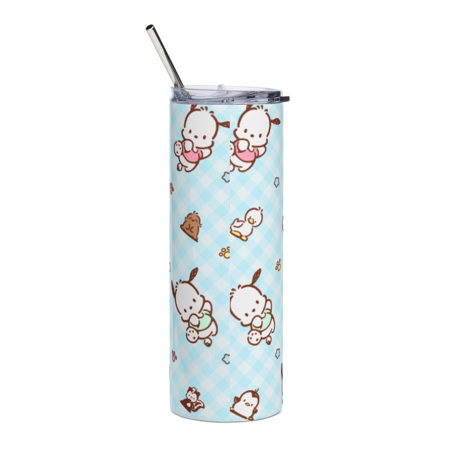 Cute Animal-Themed 20oz Stainless Steel Tumbler - Perfect for Kids & Pet Lovers
