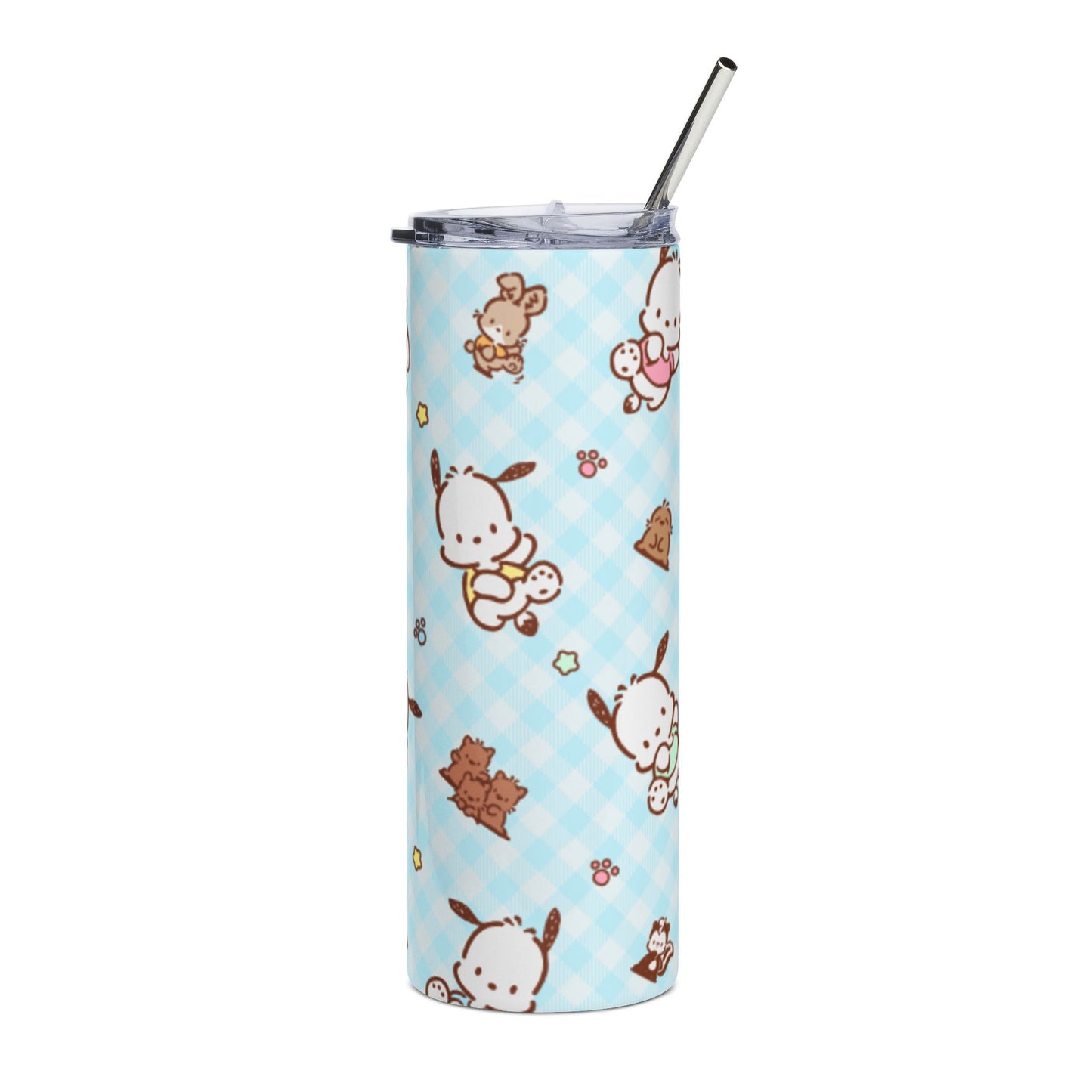 Cute Animal-Themed 20oz Stainless Steel Tumbler - Perfect for Kids & Pet Lovers