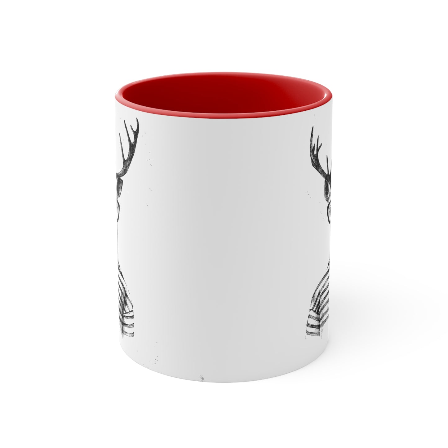 Whimsical Deer Accent Mug | Perfect Gift for Nature Lovers | Fun Coffee Cup for Home or Office | Birthday & Holiday Essential