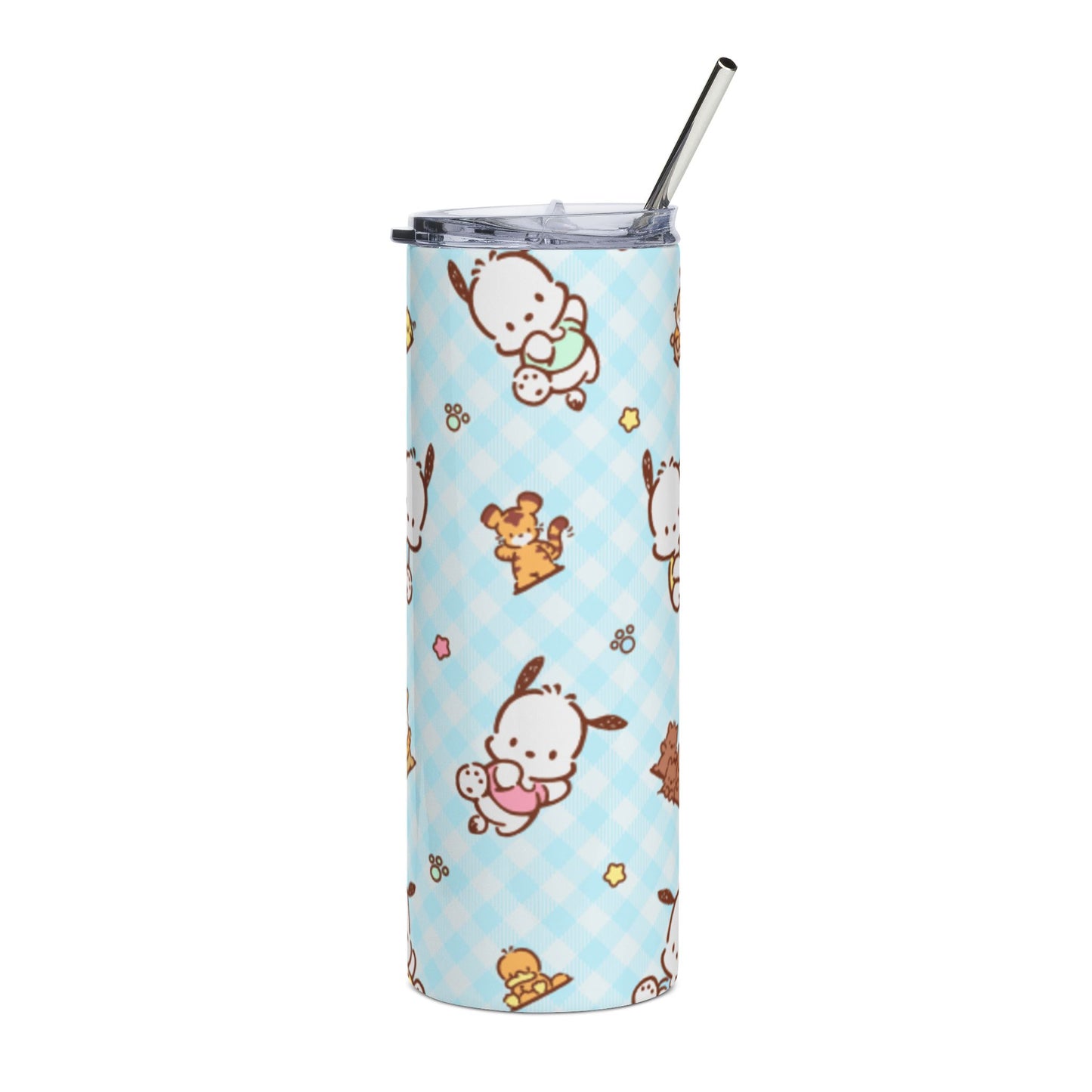 Cute Animal-Themed 20oz Stainless Steel Tumbler - Perfect for Kids & Pet Lovers