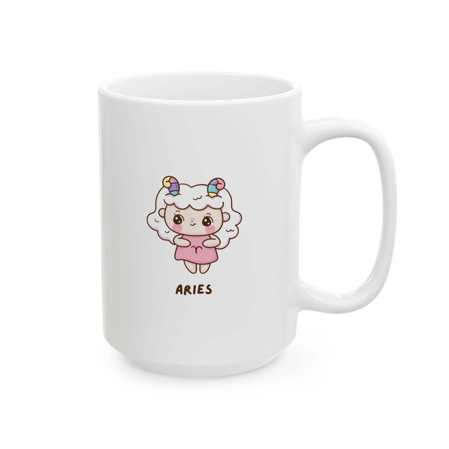 Aries - Cozy Ceramic Mug for Tea and Coffee Lovers, Perfect Gift for Birthdays, Holidays, or Home Decor, 11oz & 15oz Sizes Available