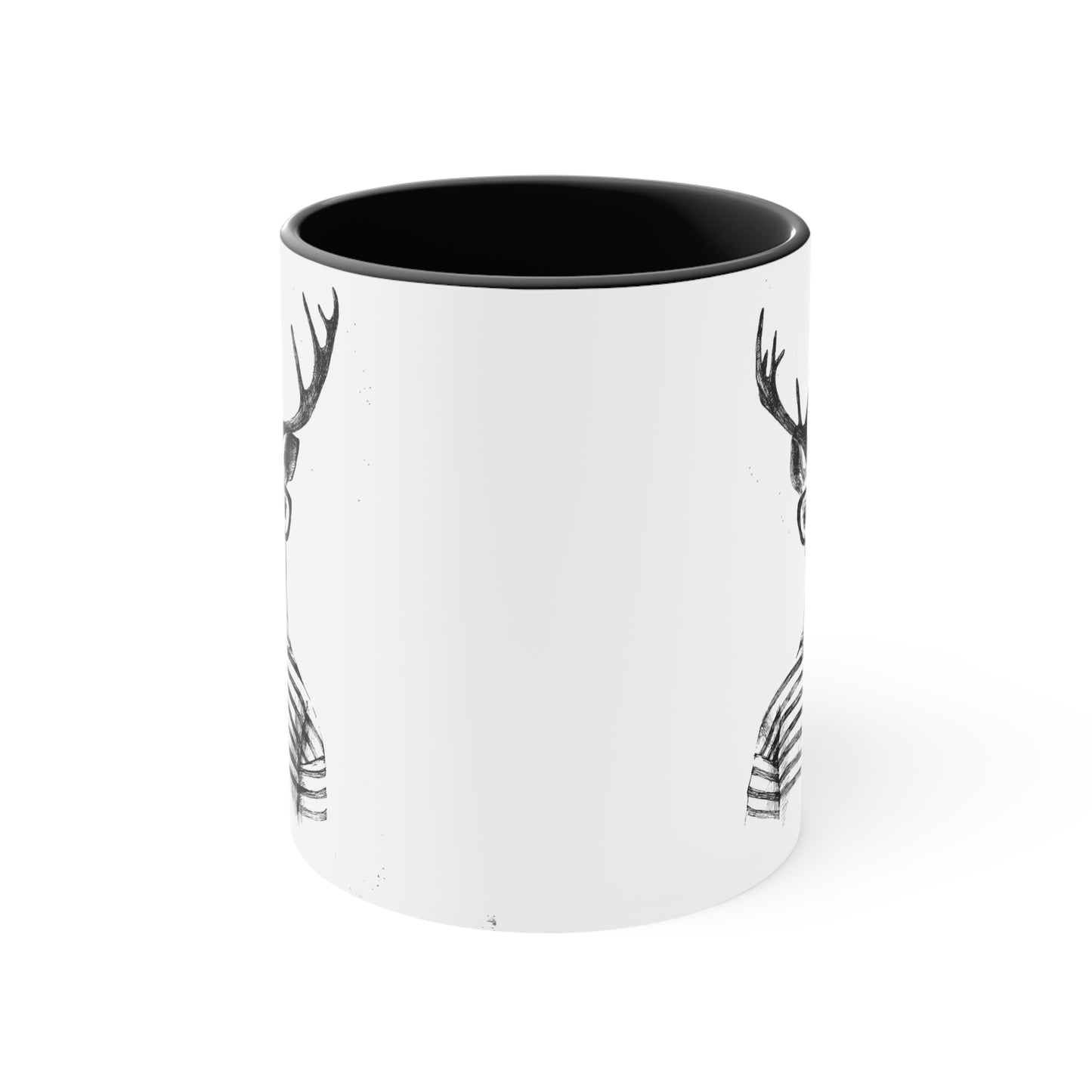 Whimsical Deer Accent Mug | Perfect Gift for Nature Lovers | Fun Coffee Cup for Home or Office | Birthday & Holiday Essential