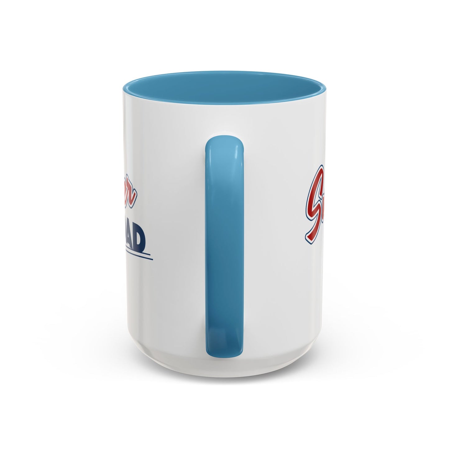 Super Dad Accent Coffee Mug, Gift for Dad, Father's Day Mug, Funny Coffee Cup, Superhero Dad Mug, Personalized Gift