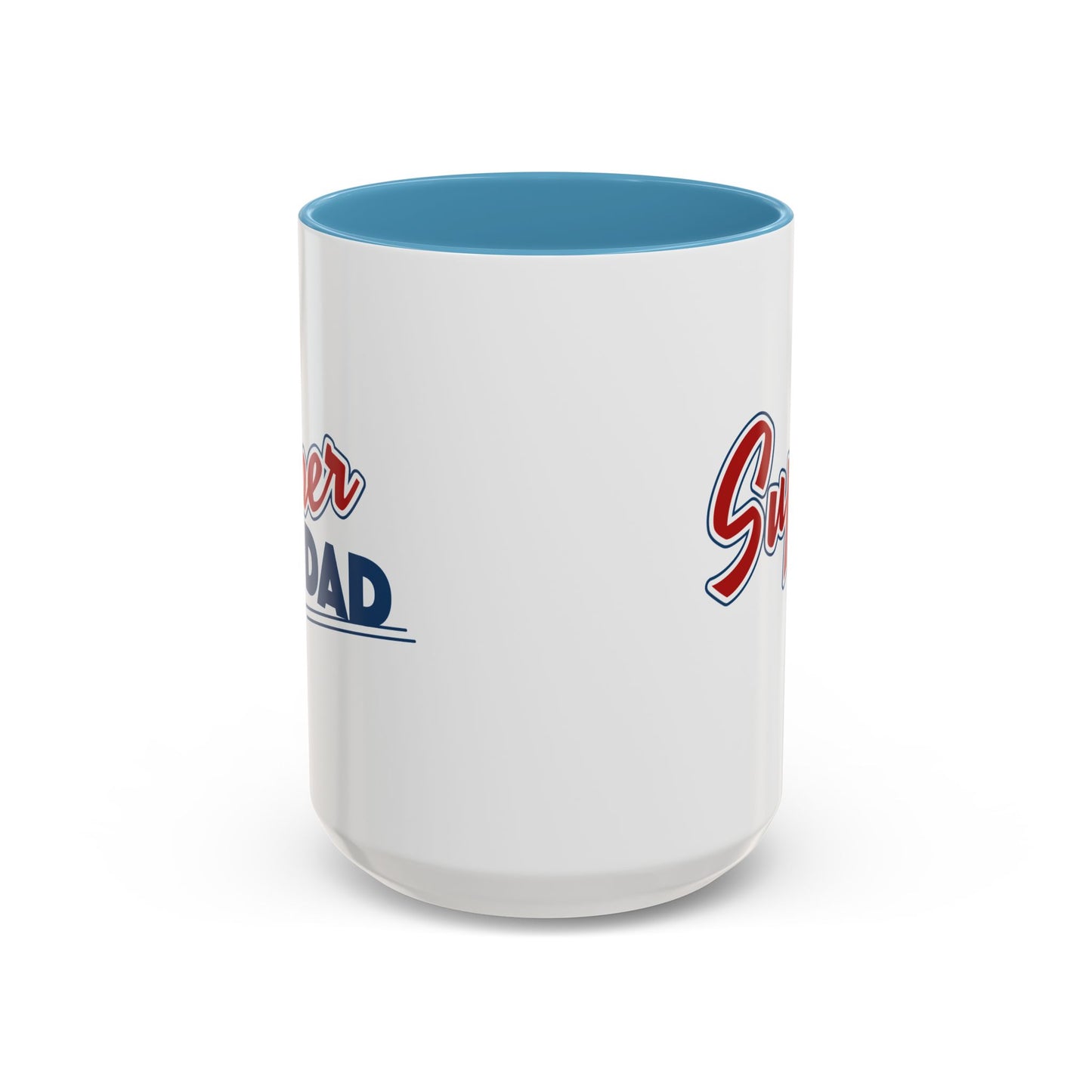 Super Dad Accent Coffee Mug, Gift for Dad, Father's Day Mug, Funny Coffee Cup, Superhero Dad Mug, Personalized Gift