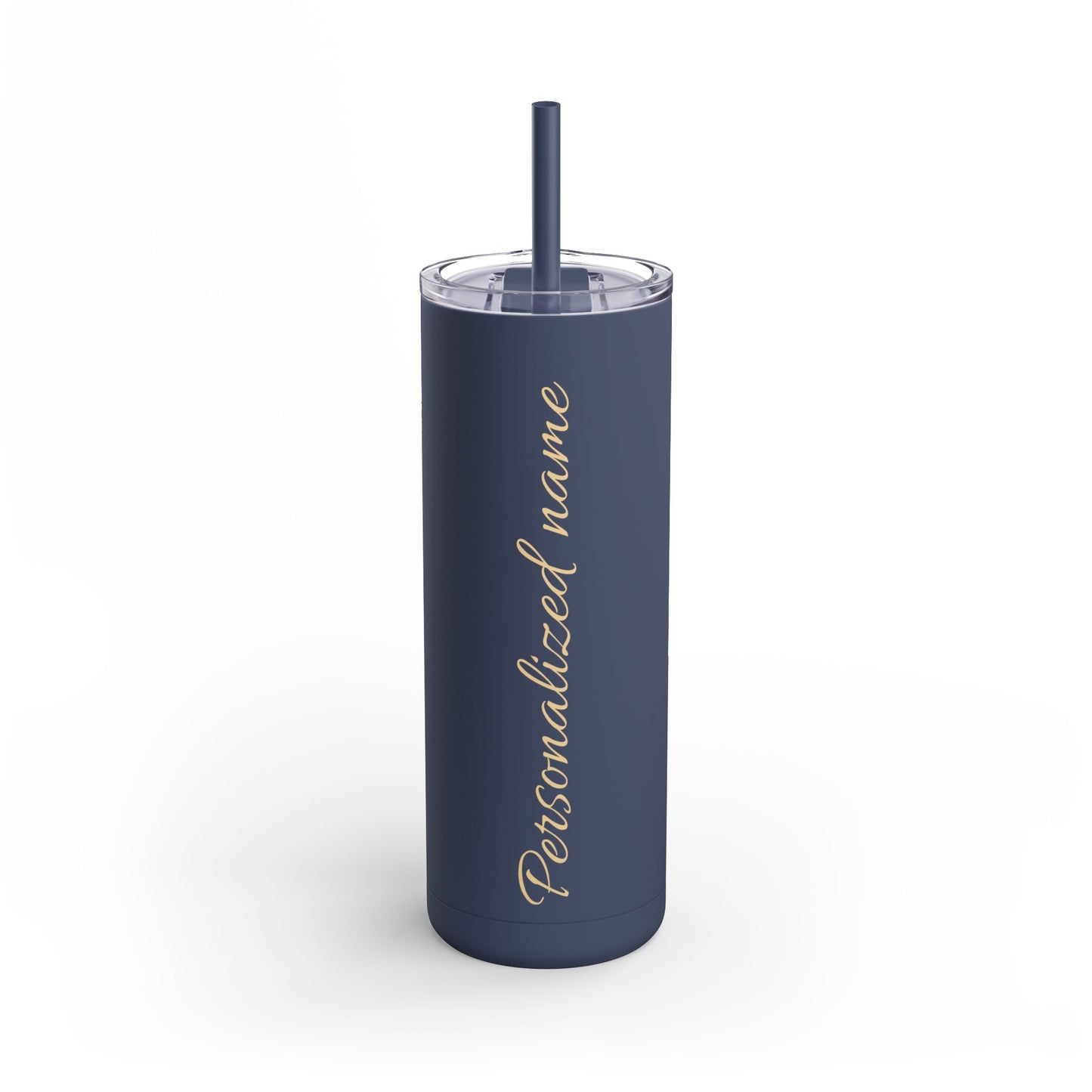 Custom Name Skinny Matte Tumbler