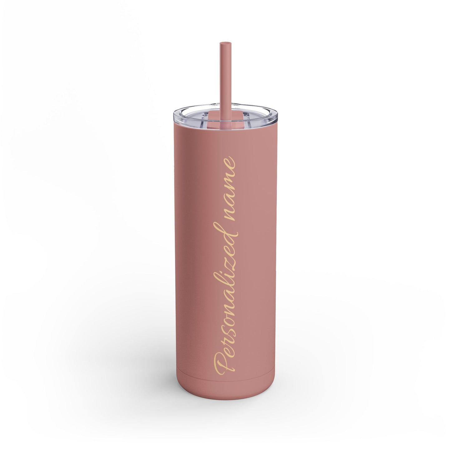 Custom Name Skinny Matte Tumbler