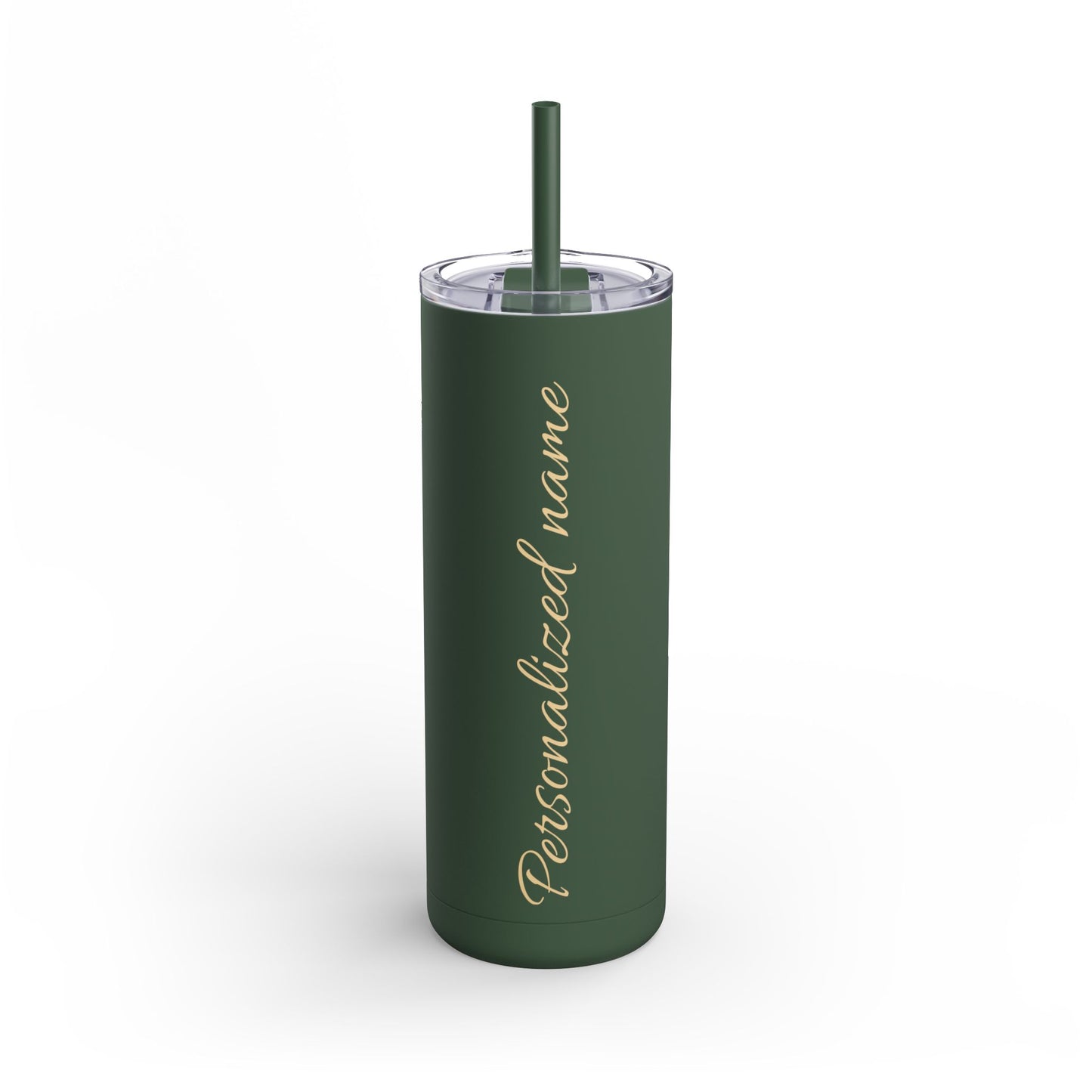 Custom Name Skinny Matte Tumbler