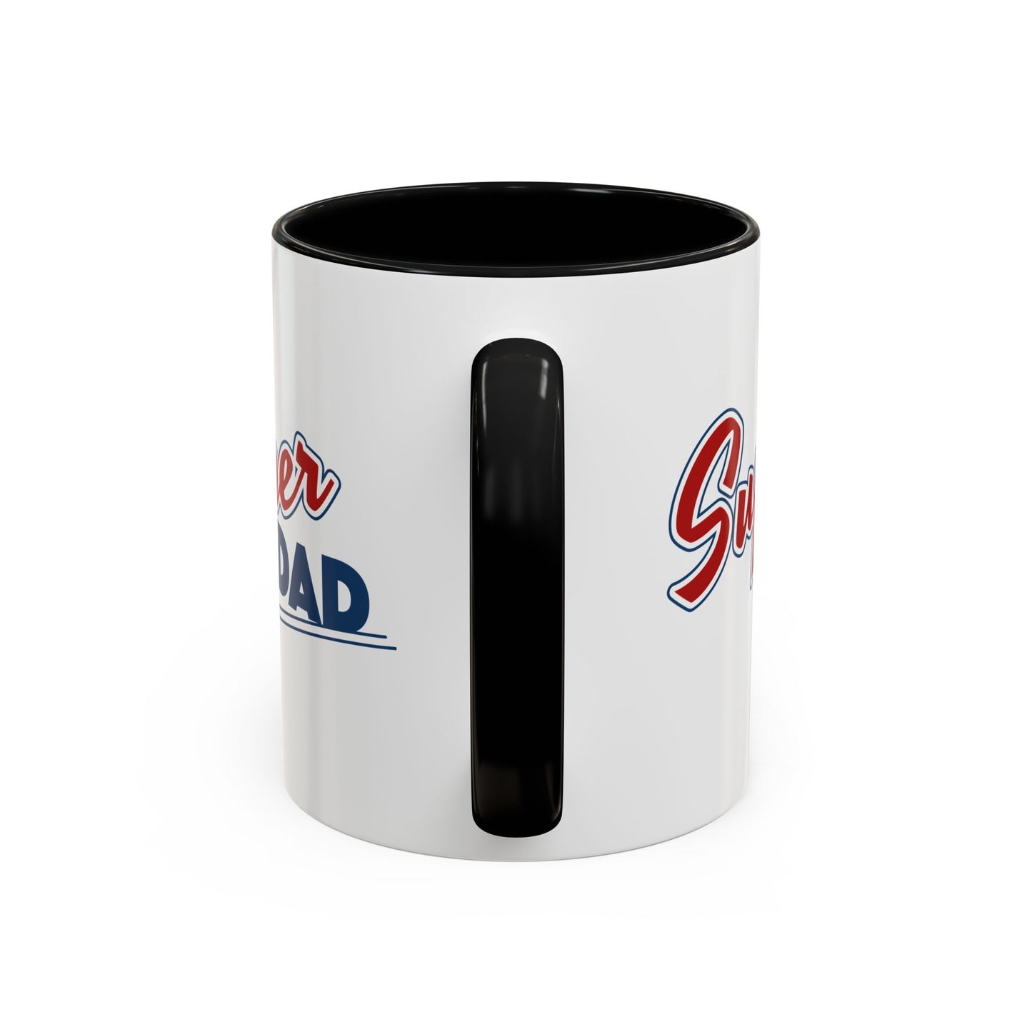 Super Dad Accent Coffee Mug, Gift for Dad, Father's Day Mug, Funny Coffee Cup, Superhero Dad Mug, Personalized Gift