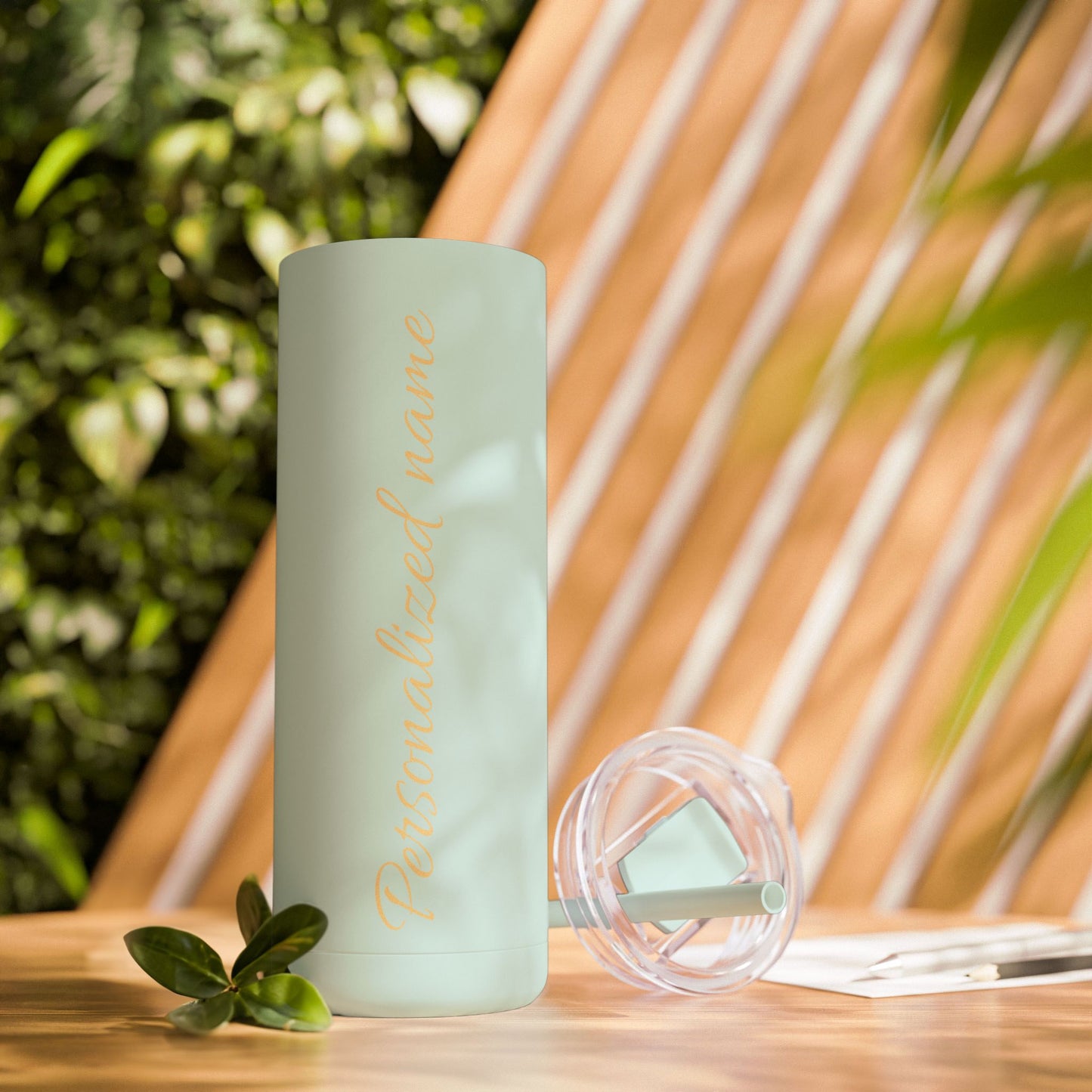 Custom Name Skinny Matte Tumbler