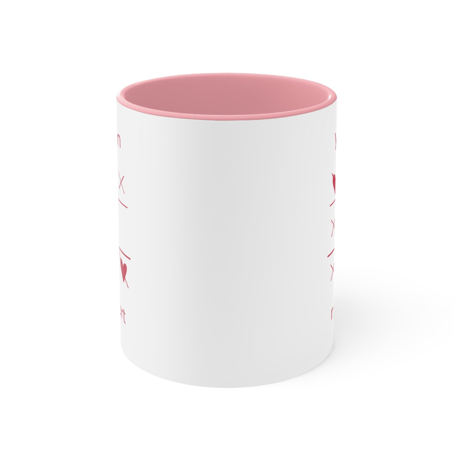 Cute Heart Winning Accent Mugs – Perfect for Valentine's Day, Gift for Him/Her, Coffee Lover, Romantic Morning Mug, Sweetheart Coffee Cup