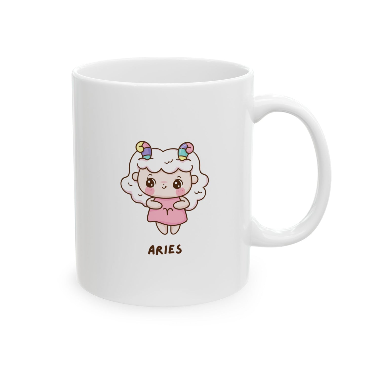 Aries - Cozy Ceramic Mug for Tea and Coffee Lovers, Perfect Gift for Birthdays, Holidays, or Home Decor, 11oz & 15oz Sizes Available