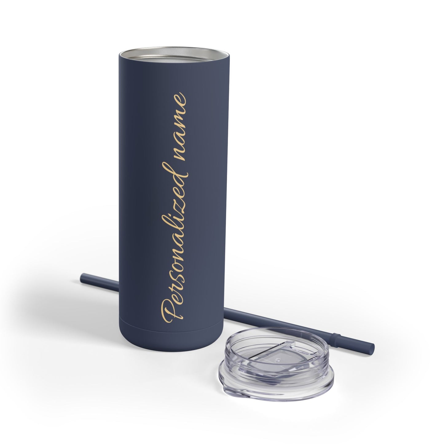 Custom Name Skinny Matte Tumbler