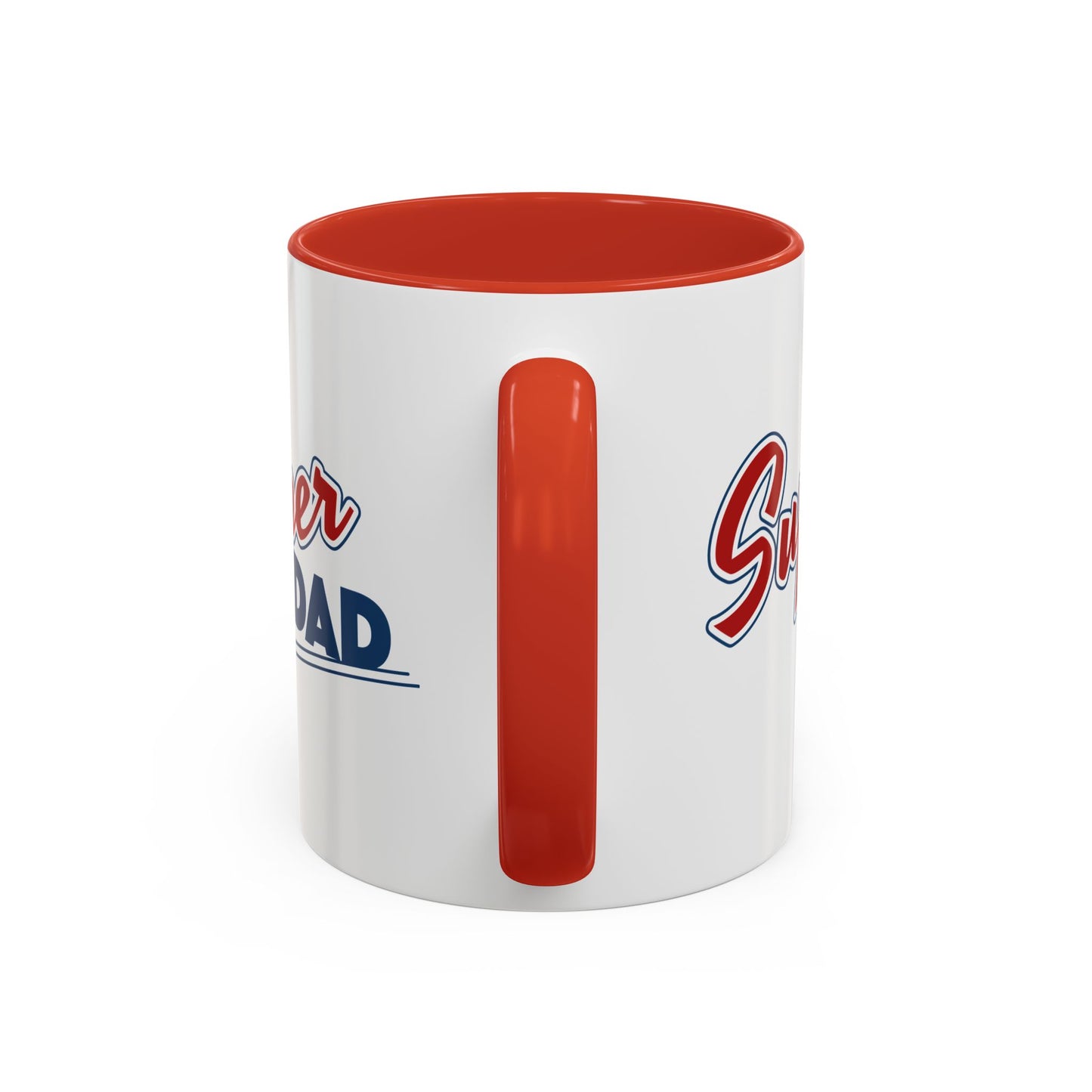 Super Dad Accent Coffee Mug, Gift for Dad, Father's Day Mug, Funny Coffee Cup, Superhero Dad Mug, Personalized Gift