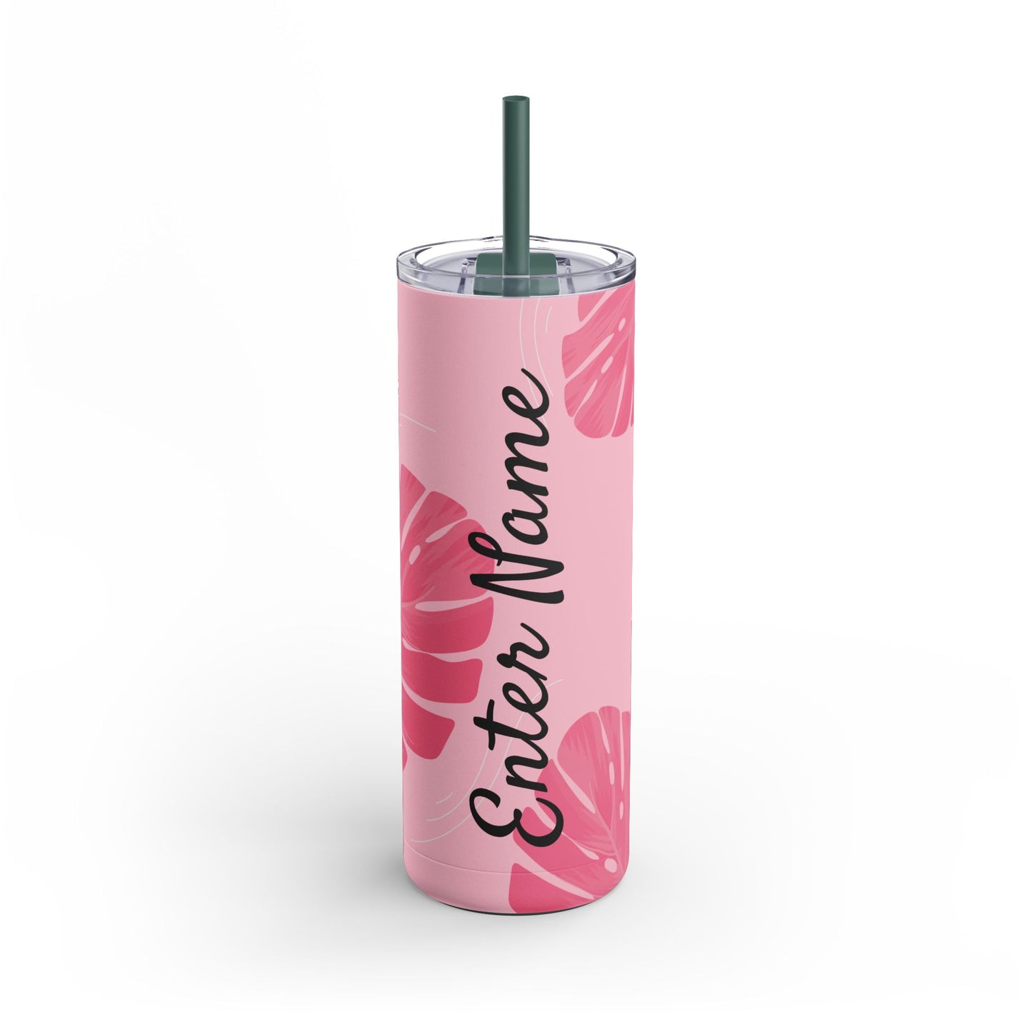 Personalized Tropical Tumbler | 20oz Matte Drinkware