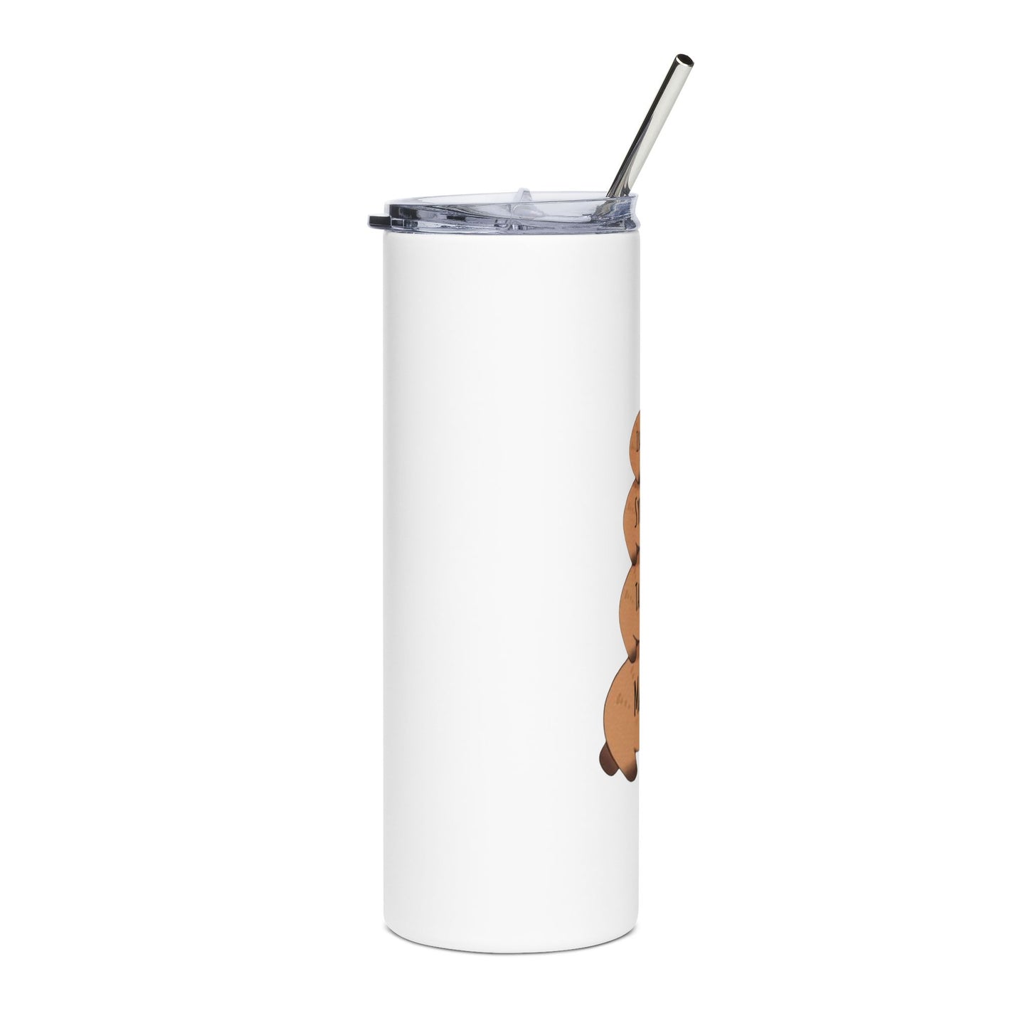 Personalized Family Tumbler - Cute Capybara Design, 20oz Stainless Steel