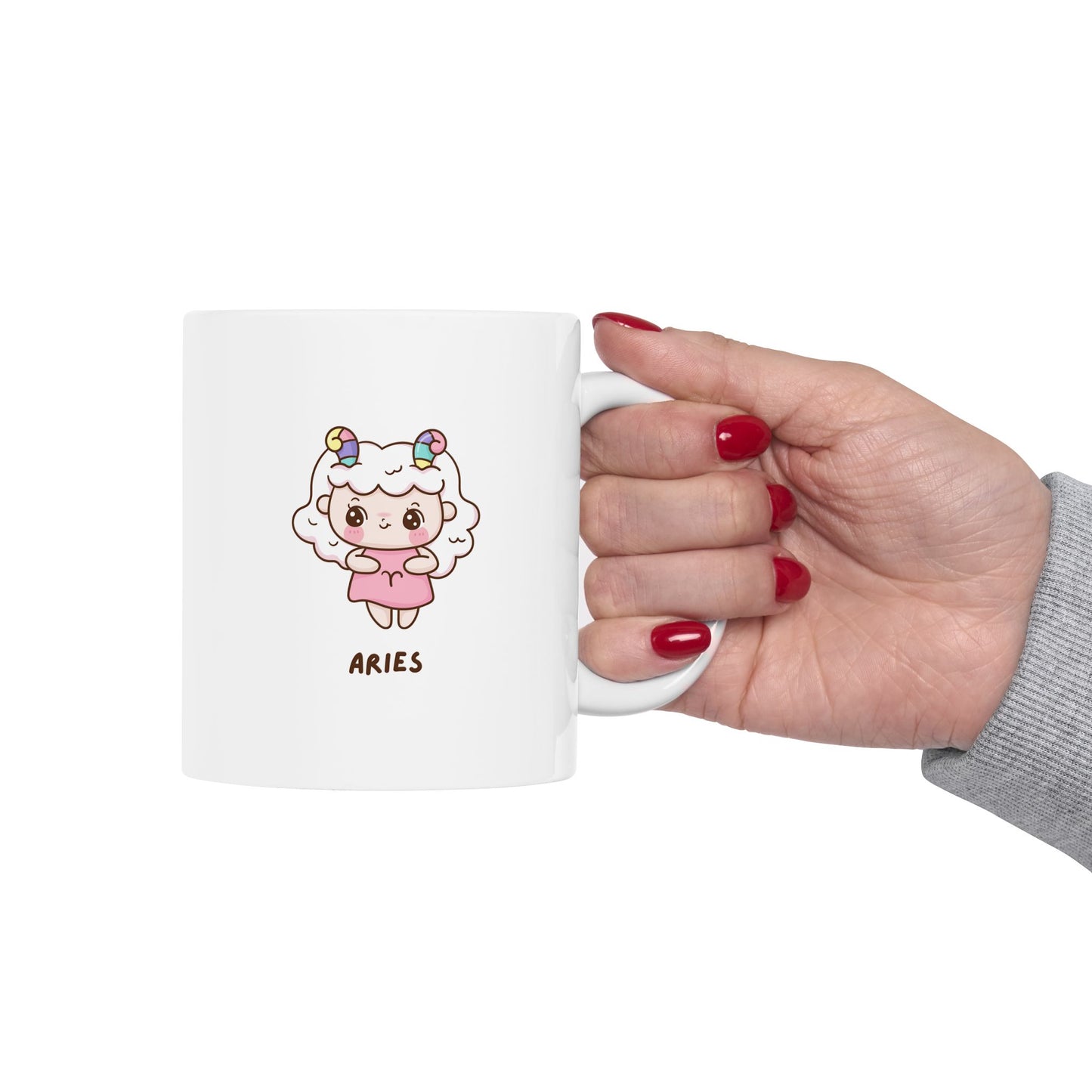 Aries - Cozy Ceramic Mug for Tea and Coffee Lovers, Perfect Gift for Birthdays, Holidays, or Home Decor, 11oz & 15oz Sizes Available