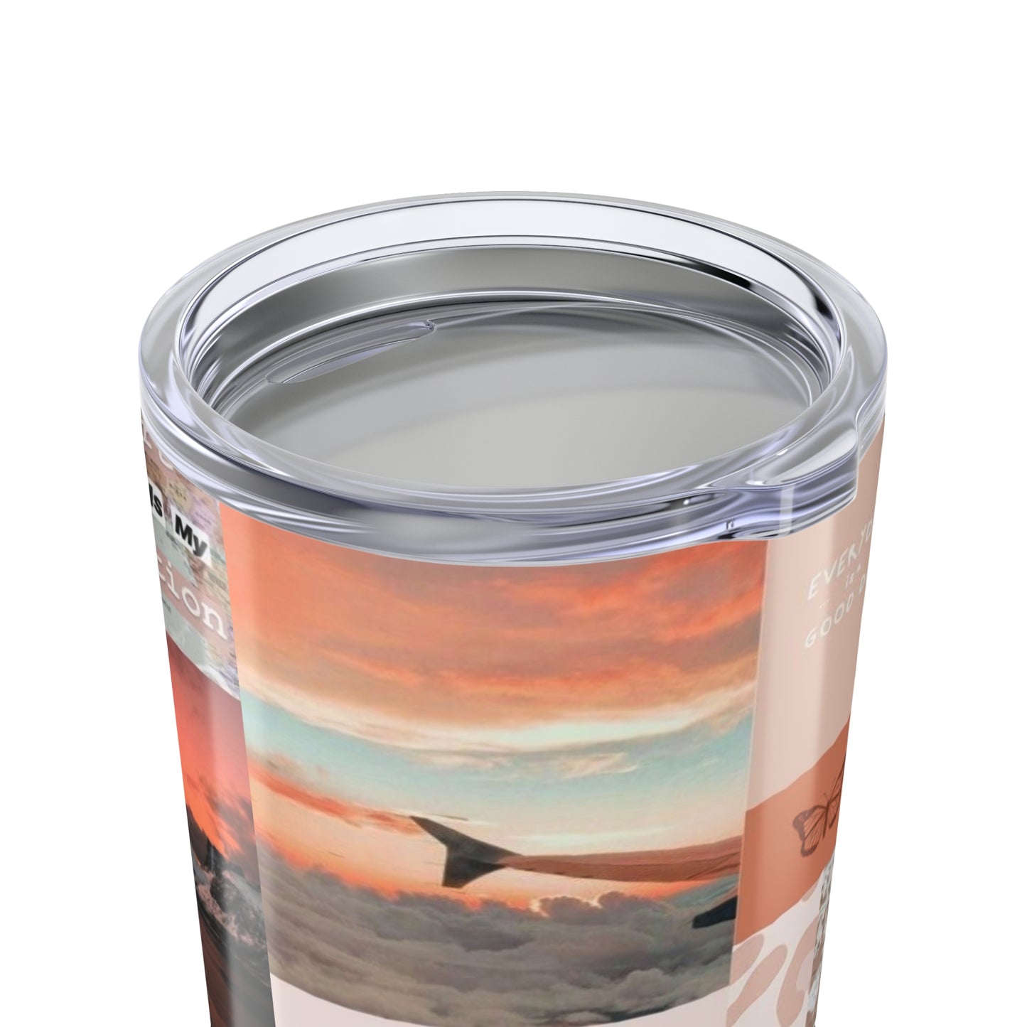 Inspirational Travel Tumbler 20oz - Motivational Quote Design, Perfect for Adventurers, Gifts for Travelers, Home & Office Coffee Mug