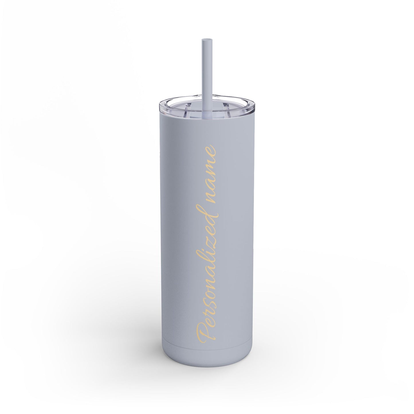 Custom Name Skinny Matte Tumbler