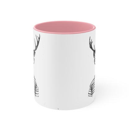 Whimsical Deer Accent Mug | Perfect Gift for Nature Lovers | Fun Coffee Cup for Home or Office | Birthday & Holiday Essential