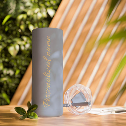 Custom Name Skinny Matte Tumbler
