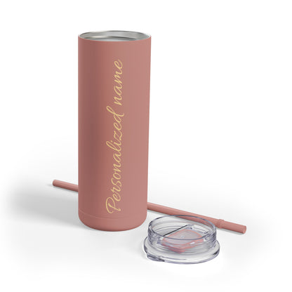 Custom Name Skinny Matte Tumbler