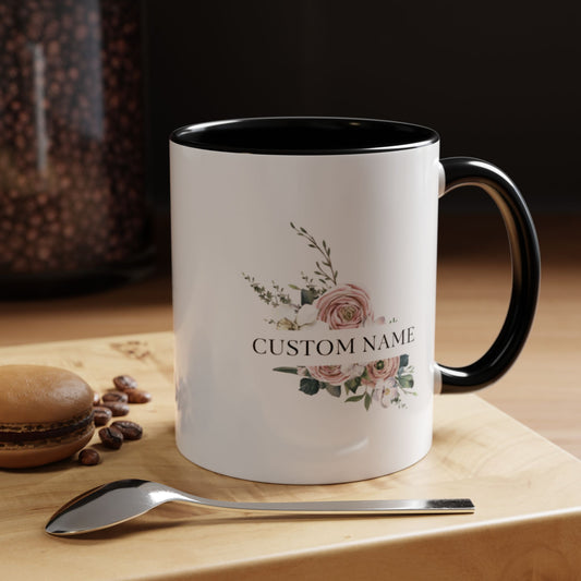 Floral Coffee Mug in a fancy way