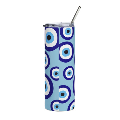 Chic Bow-Patterned Stainless Steel Tumbler, 20oz | Cute Gift for Her, Bridesmaid, Wedding, Birthday, Everyday Use