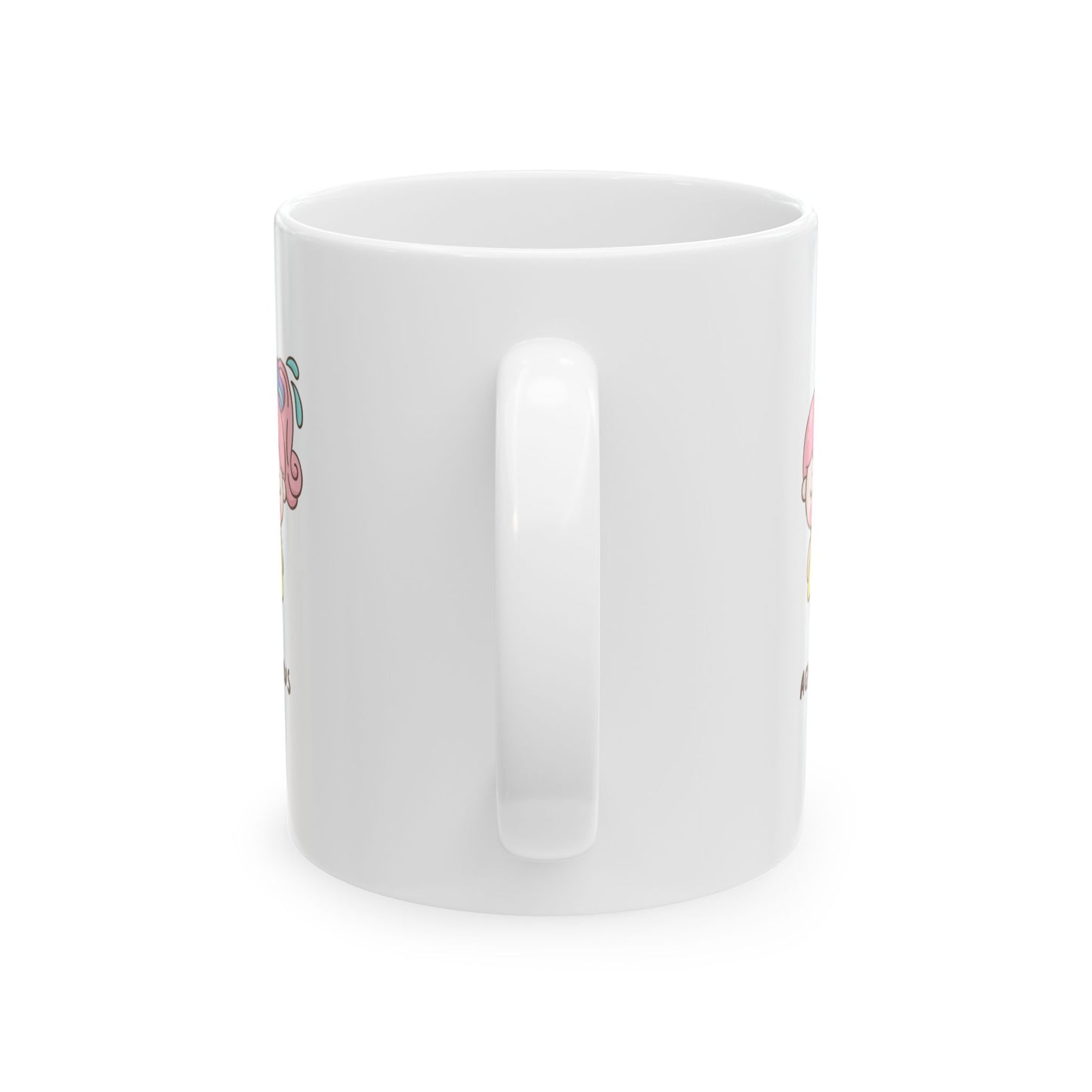 Cute Cartoon Character Ceramic Mug - Aquarius