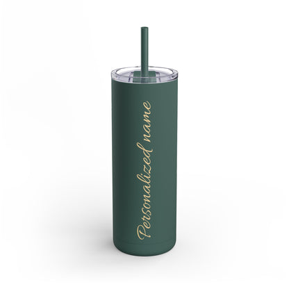 Custom Name Skinny Matte Tumbler