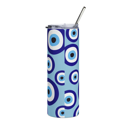 Chic Bow-Patterned Stainless Steel Tumbler, 20oz | Cute Gift for Her, Bridesmaid, Wedding, Birthday, Everyday Use