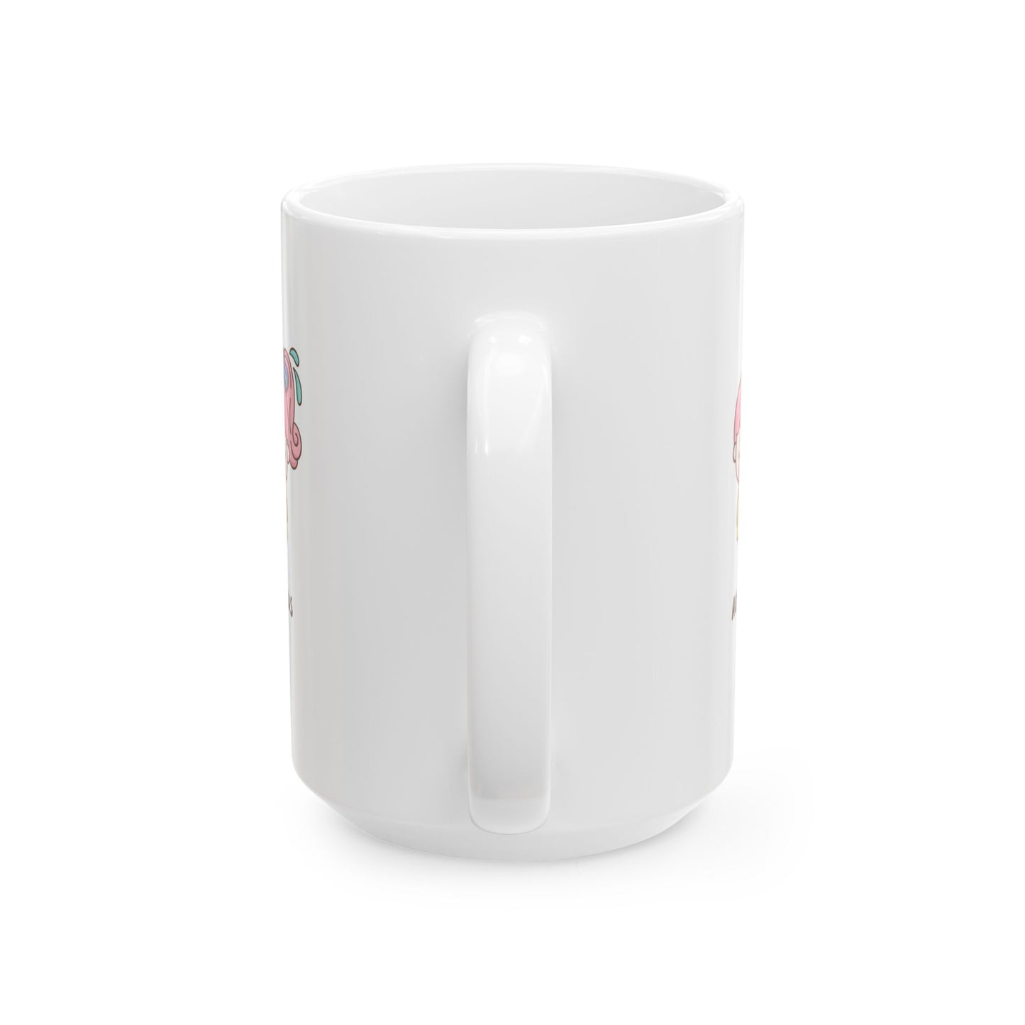 Cute Cartoon Character Ceramic Mug - Aquarius