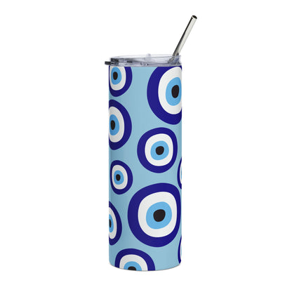 Chic Bow-Patterned Stainless Steel Tumbler, 20oz | Cute Gift for Her, Bridesmaid, Wedding, Birthday, Everyday Use
