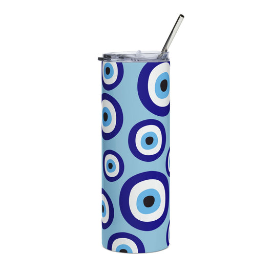 Chic Bow-Patterned Stainless Steel Tumbler, 20oz | Cute Gift for Her, Bridesmaid, Wedding, Birthday, Everyday Use