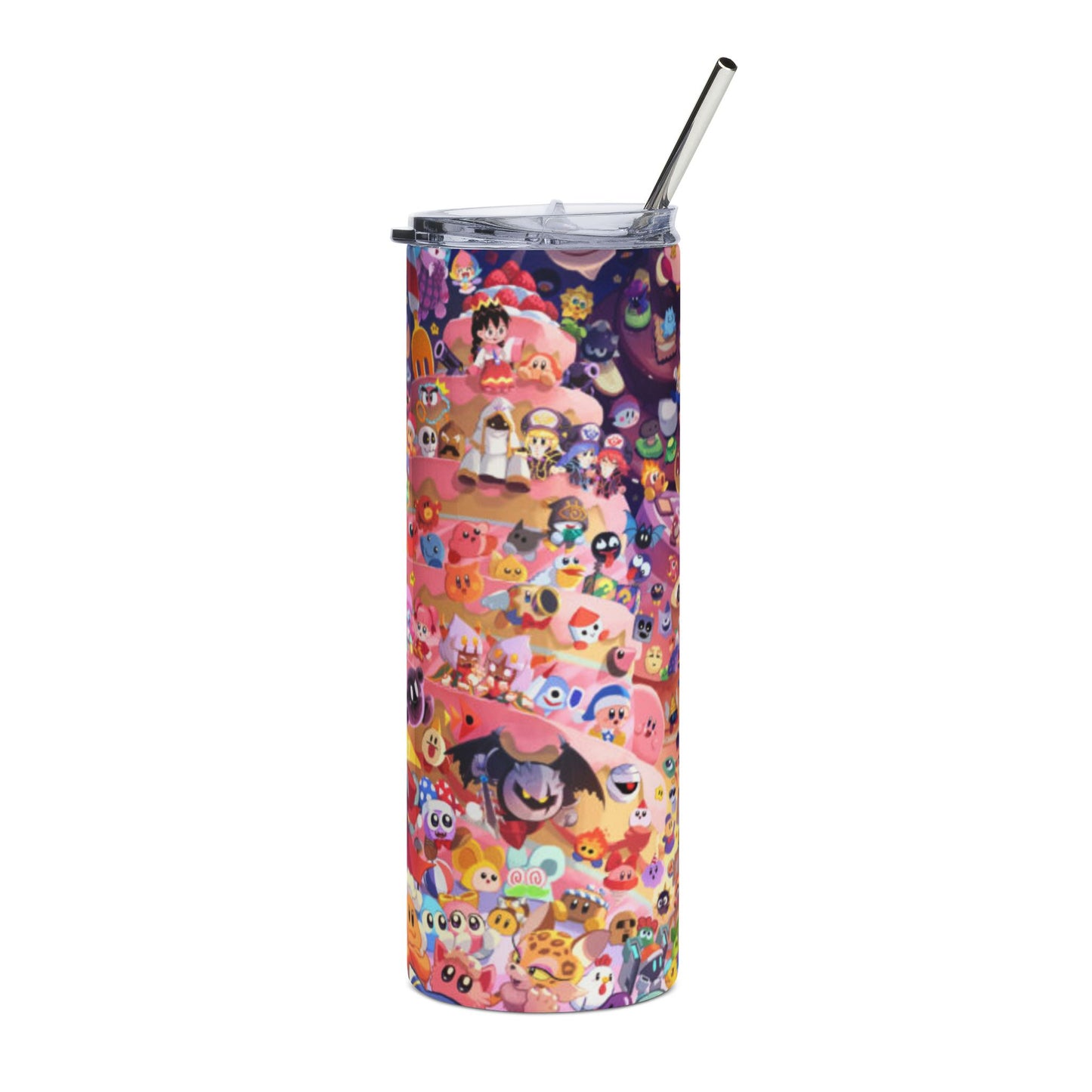 Colorful Character Stainless Steel Tumbler, 20oz | Fun Travel Mug, Gift for Kids, Unique Drinkware, Birthday Party Tumbler, Cute [...]