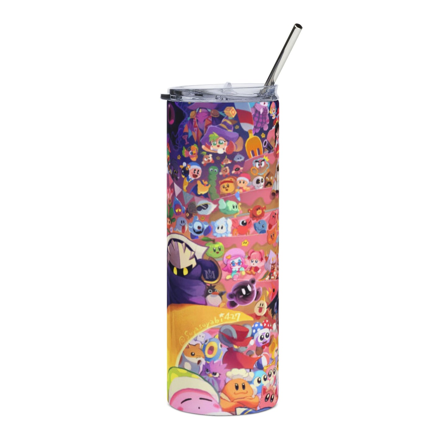 Colorful Character Stainless Steel Tumbler, 20oz | Fun Travel Mug, Gift for Kids, Unique Drinkware, Birthday Party Tumbler, Cute [...]