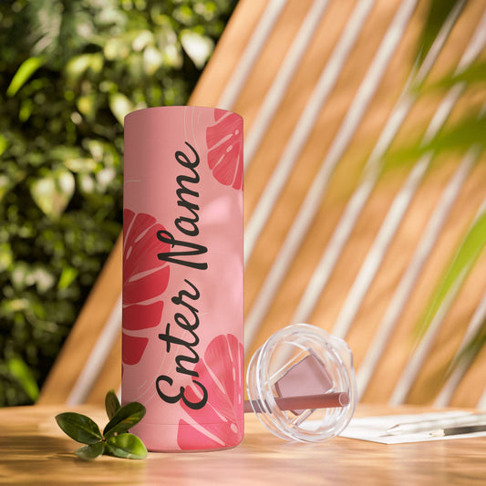 Personalized Tropical Tumbler | 20oz Matte Drinkware