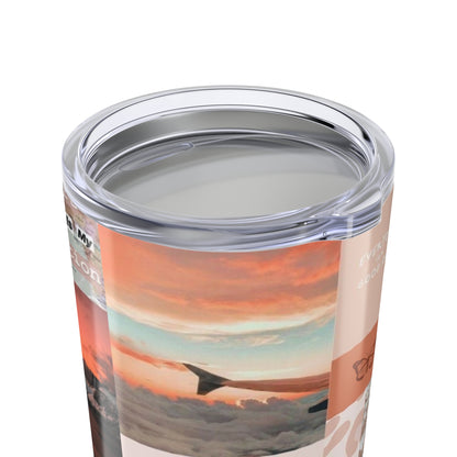 Inspirational Travel Tumbler 20oz - Motivational Quote Design, Perfect for Adventurers, Gifts for Travelers, Home & Office Coffee Mug